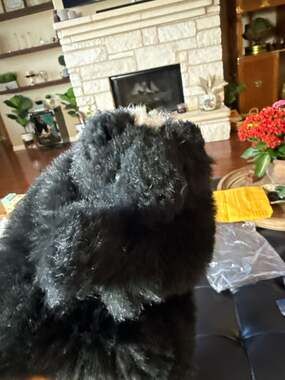 Vintage Country Critters Skunk Plush Hand Puppet